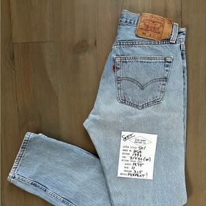 Vintage 1990s Levi's USA 501 Tag 31x32 actual 29x31